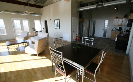 Resident Dining Area at 230 West Alabama