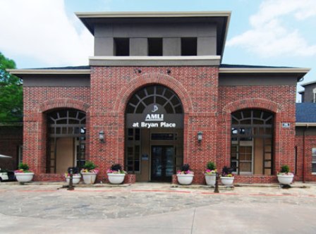 Amli at Bryan Place Apartments Entrance