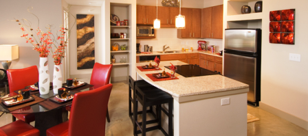 Dining and Kitchen Area at Alta Lakeshore Lofts