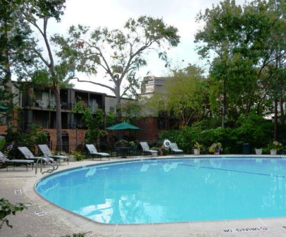 Creole on Yorktown Apartments Pool Area
