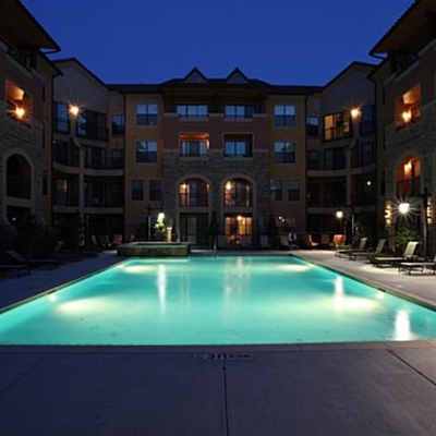 Pool View of Rockwall Commons Apartments