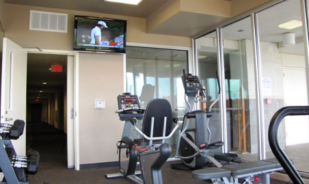 Gym at 21 Rio in Austin, TX