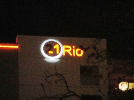 Night View of 21 Rio Luxury West Campus Apartments Austin