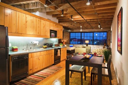 Urban Kitchen Decor at The Mitchell Lofts