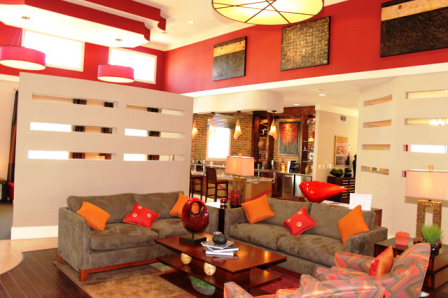 Trendy Living Area at Alta Roxbury