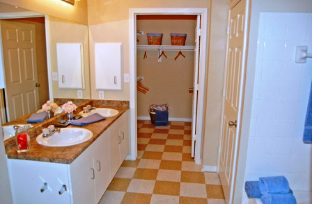 Marquis at Texas Street Apartments Bathroom