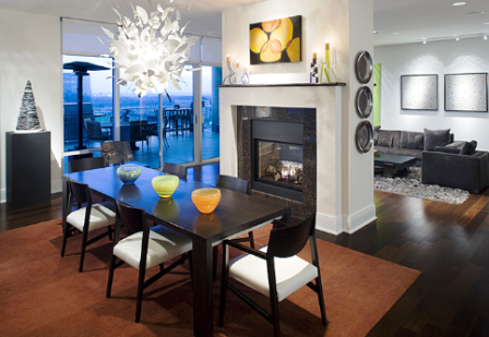 The Heights at Park Lane Tower Apartments Dining Room