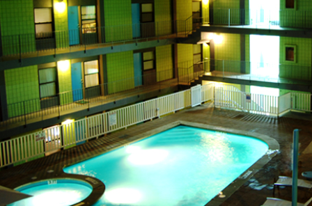 Majestic Pool Area at Lonestar Lofts