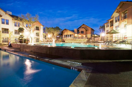 Majestic Pool Area at Alexan Ribelin Ranch