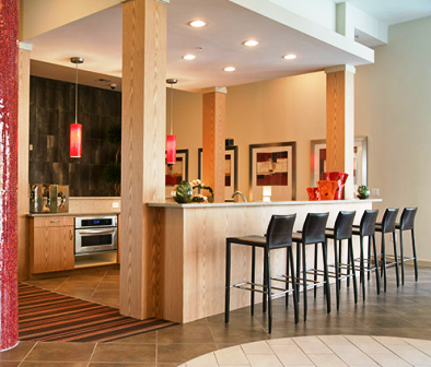 Wet Bar at Mosaic at Mueller Apartments