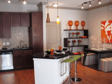 Hardwood Floors at Farimont Museum District Apartments