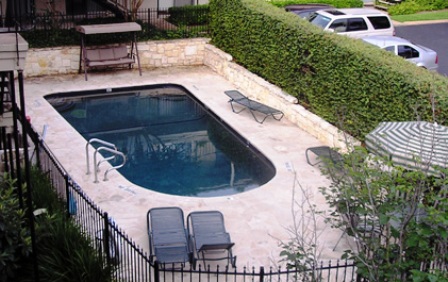 Sparkling Pool at The Madrid Apartments