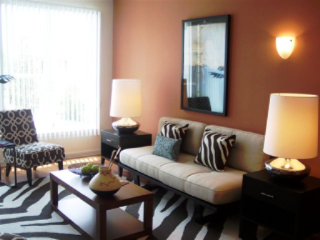 Living Room at Parkside at Firewheel