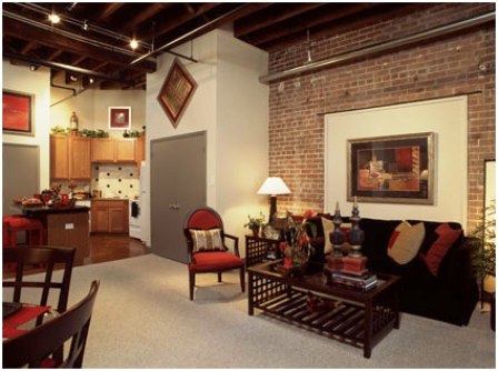 Alexan Lofts Living Room
