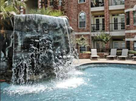 Phoenician Apartments Houston Texas - Waterfall