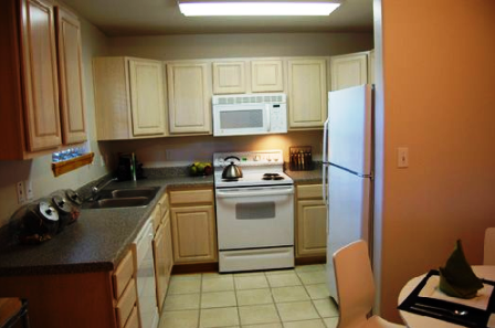 Kitchen at Park Terrace Apartments