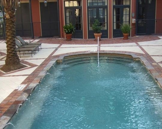 Pool View of Houston Midtown Apartments