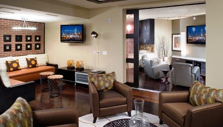 Contemporary Interior Decor at West End Station Apartments