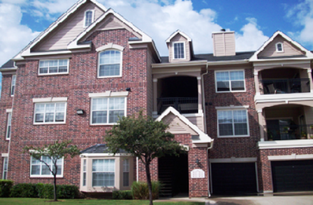 Brick Exterior at Mustang Ridge Apartments