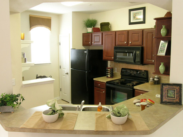 Gourmet Kitchens at Pebble Creek Ranch Apartments