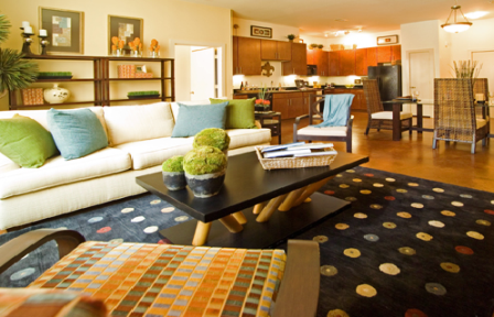 Living Area at Sawyer Heights Lofts