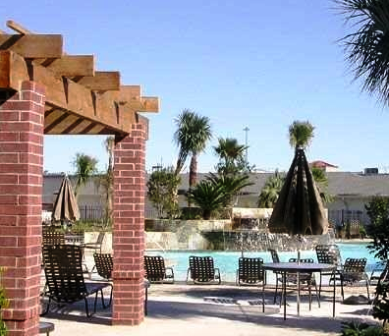 Lounge at the Pool at The Falls at Borough Park