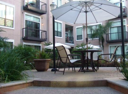 Sawyer Heights Lofts Cabana near Pool