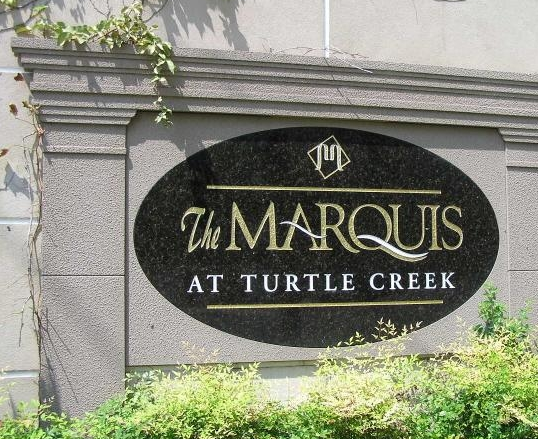 Entrance Sign View of Marquis at Turtle Creek