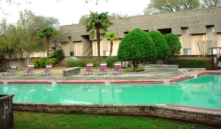 Sparkling Pool at The Brook in Travis Heights