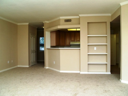 Spacious Living Area at Somerset Townhomes in Austin