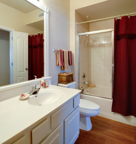 Far North San Antonio Apartments with Spacious Bathroom