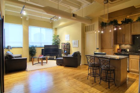 St. Germain Lofts Living Area