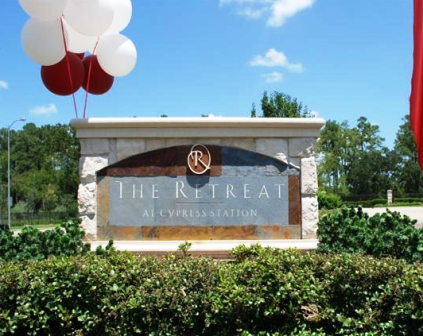 The Retreat at Cypress Station Entrance
