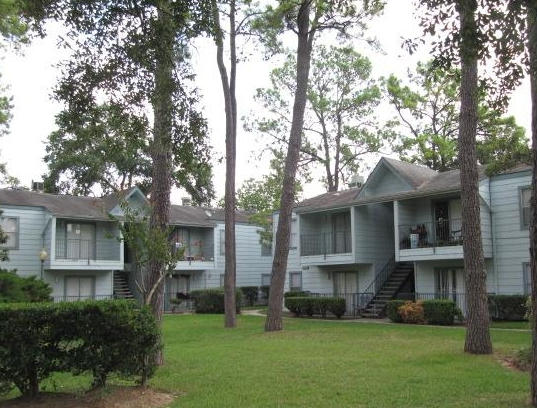 Exterior View of The Bridges Apartments Houston TX