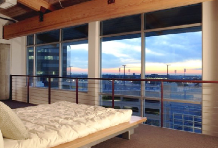 Bedroom Views at Lofts at Mockingbird Station