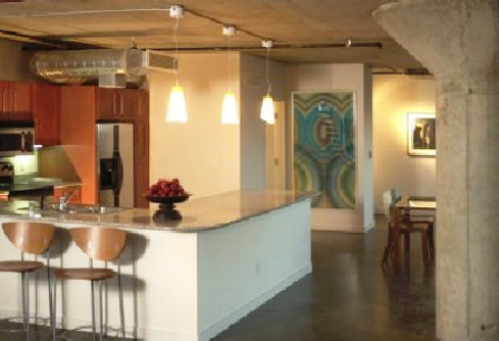 Kitchen at Lofts at Mockingbird Station
