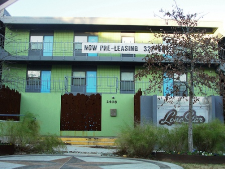 Exterior Front View of Lonestar Lofts in Austin, TX