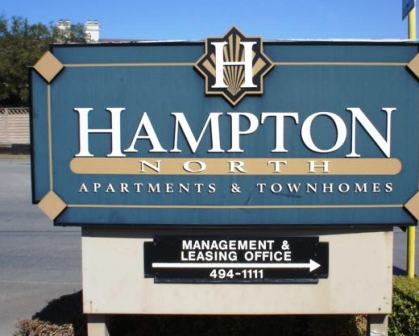 Hampton North Apartments Entrance