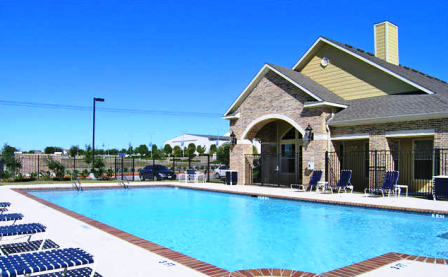 Sparkling Pool at Brookside Apartments in Killeen, TX