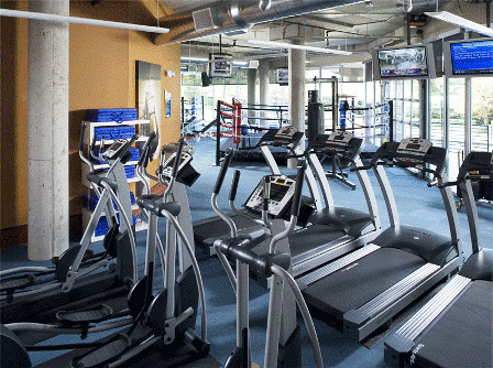 Fitness Center at Canal Side Lofts Apartments Irving TX