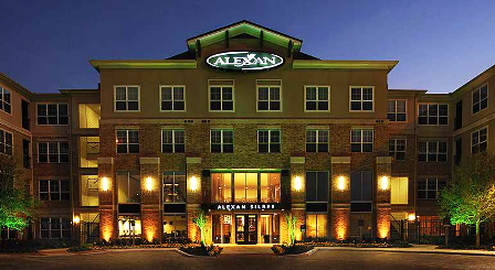 Alexan Silber Apartments in Houston Entrance