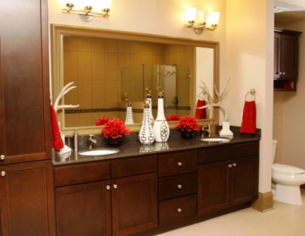 Master Bathroom at The Fountains at Memorial City Apartments