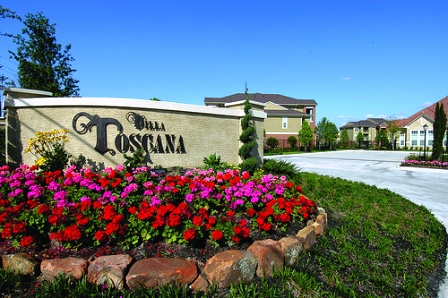 Entrance Sign of Villa Toscana