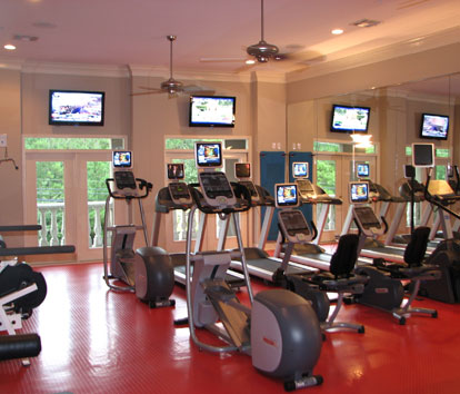 Fitness Center at Post Oak at Woodway Apartments