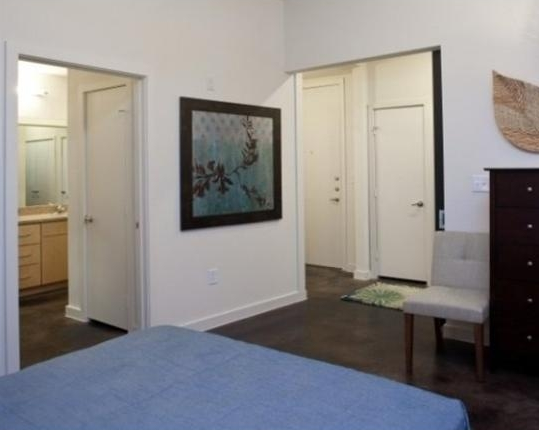 Retro-Style Bedroom at Eastwood on Henderson