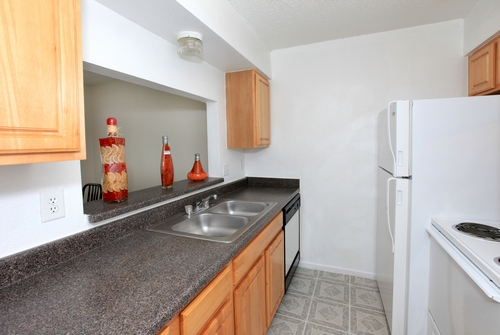All Electric Kitchen at these Apartments in East Austin