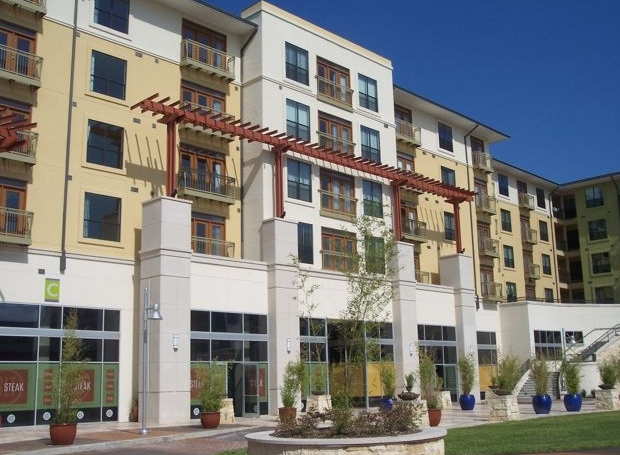 Exterior View of Village on the Green Apartments