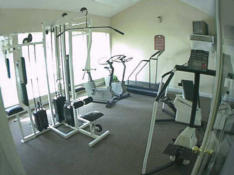 Fitness Center at these Houston Champions Apartments