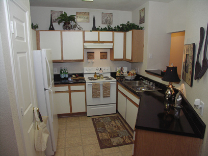 Nice Kitchen Appliances at Champions Apartments