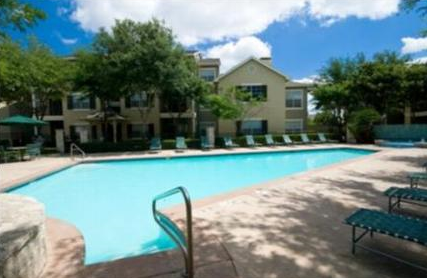 Sparkling Pool at these Apartments near Helotes TX